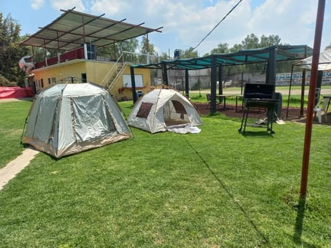 RV Trailer park sun set teotihuacan Campground/ 
RV Resort in Hidalgo, Mexico