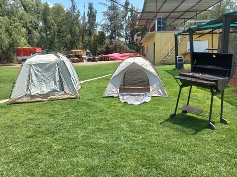 RV Trailer park sun set teotihuacan Campground/ 
RV Resort in Hidalgo, Mexico