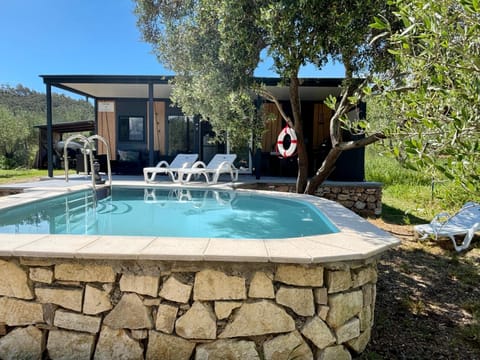 Pool view, Swimming pool, sunbed