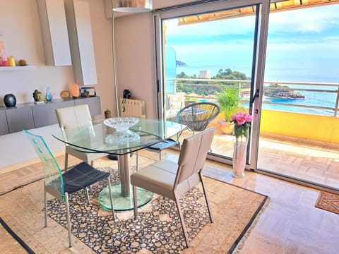 View (from property/room), Living room, Dining area, Sea view