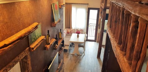Kitchen or kitchenette, Living room, Dining area