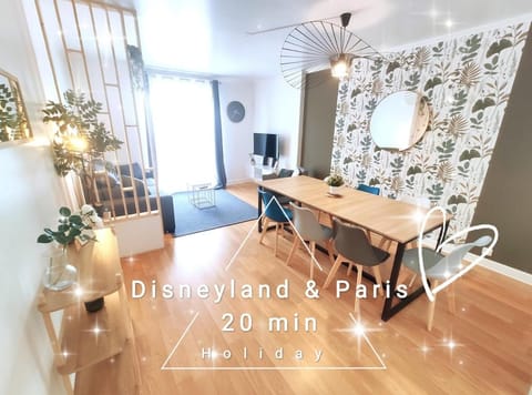 Disneyland - Paris 15 min - Parking - 8 personnes Apartment in Noisy-le-Grand
