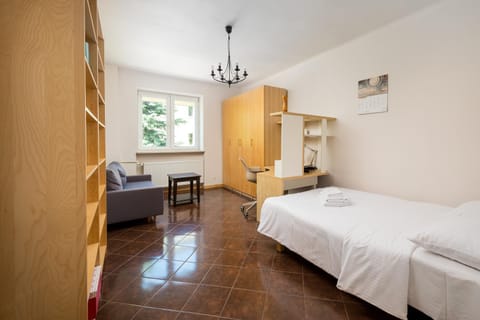 Bed, Photo of the whole room, Bedroom, towels, wardrobe