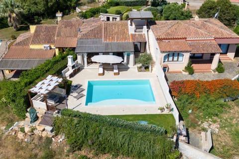 Property building, Living room, Swimming pool