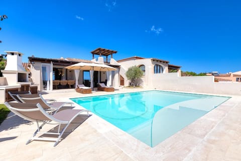 Property building, Living room, Swimming pool