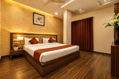 Bed, Bedroom, air conditioner