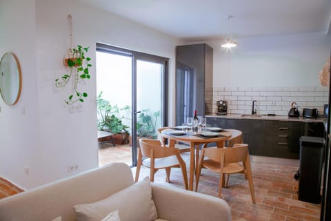 Kitchen or kitchenette, Living room, Dining area