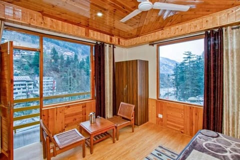 View (from property/room), Balcony/Terrace, Bedroom, furniture