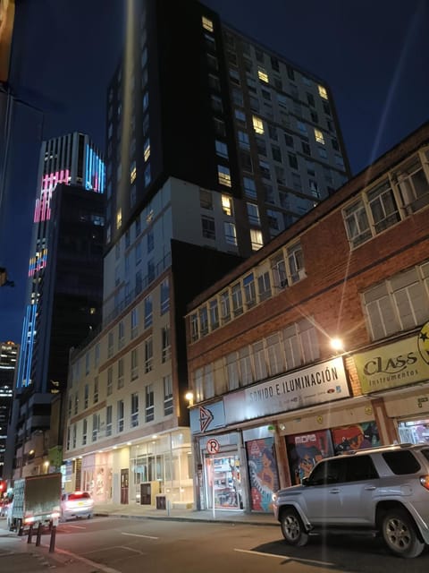 Property building, Night, Neighbourhood, Street view, Location