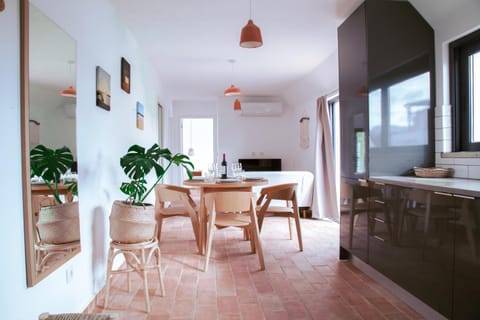 Kitchen or kitchenette, Living room, Dining area