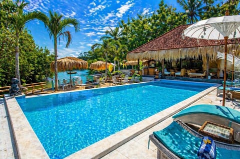 Day, Natural landscape, Garden, Garden view, Pool view, Sea view, Swimming pool, sunbed