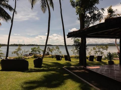 Patio, Garden, Garden, Lake view