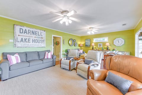 Private Dock and Porch Lakefront Retreat in Cobb! House in Lake Blackshear