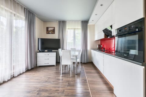 TV and multimedia, Kitchen or kitchenette, Living room, Dining area