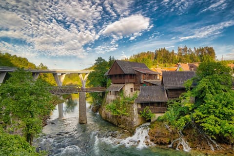 Property building, Day, Natural landscape, River view