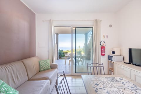 Living room, Sea view, kitchen