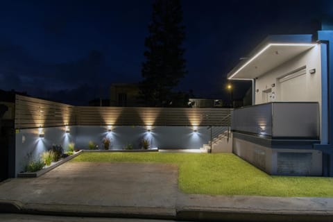 Property building, Patio, Night