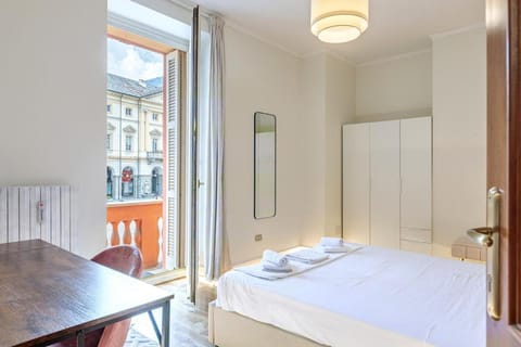 Bed, Photo of the whole room, Bedroom, towels, wardrobe