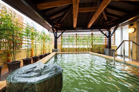 Hot Spring Bath, Open Air Bath, Public Bath