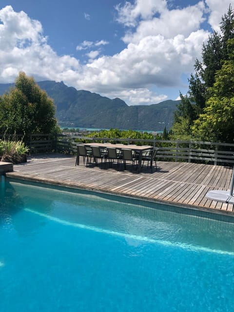 Natural landscape, Lake view, Mountain view, Pool view, Swimming pool