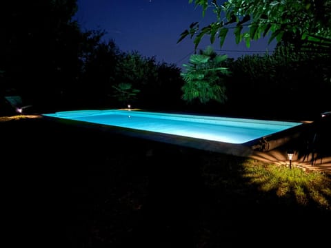 Night, Swimming pool