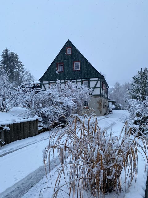 Property building, Natural landscape, Winter