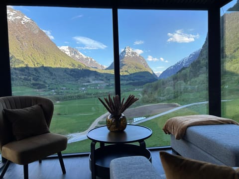 Natural landscape, Living room, Mountain view