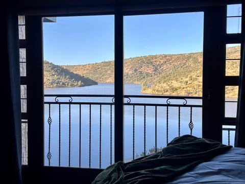 Bed, Day, Natural landscape, Bedroom, Lake view, Mountain view