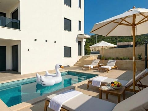 Day, Pool view, sunbed