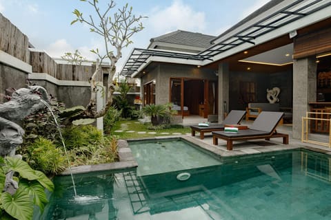 Property building, Garden, Garden view, Pool view, Swimming pool, sunbed
