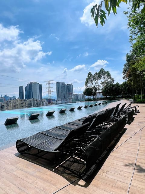 Pool view, sunbed