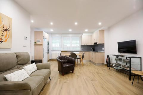 Kitchen or kitchenette, Living room, Dining area