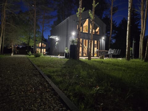 Property building, Spring, Night, Natural landscape, Garden, Garden view