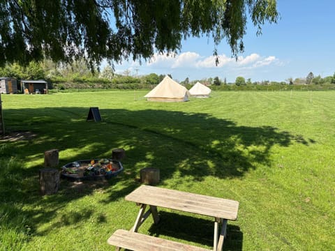 5 Metre 'UNFURNISED' Bell Tent Campground/ 
RV Resort in Wales