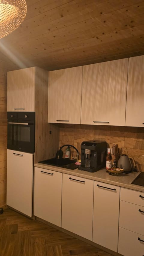 Ogrzewane "Domki na zielonej łące" -styl boho Apartment in Leba