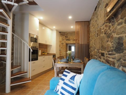 Kitchen or kitchenette, Living room, Dining area