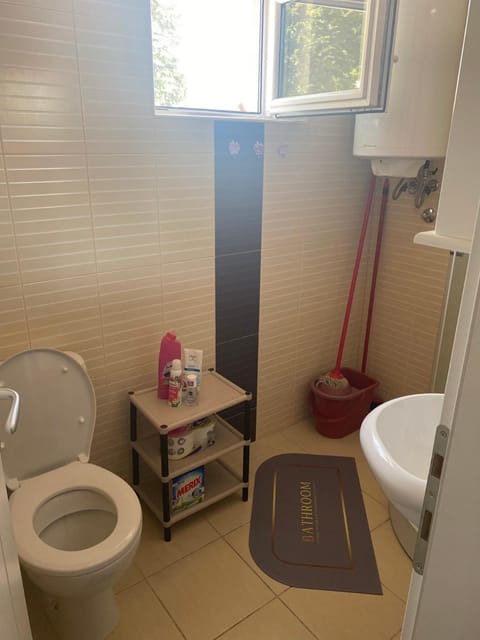 Toilet, Bathroom, towels