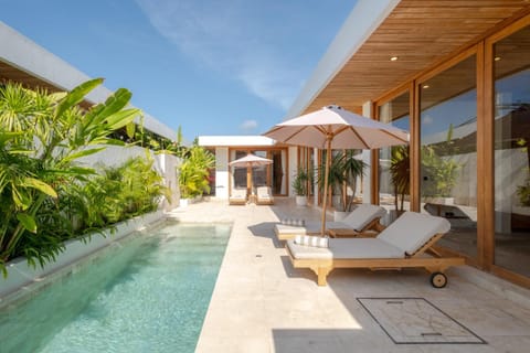 Pool view, sunbed