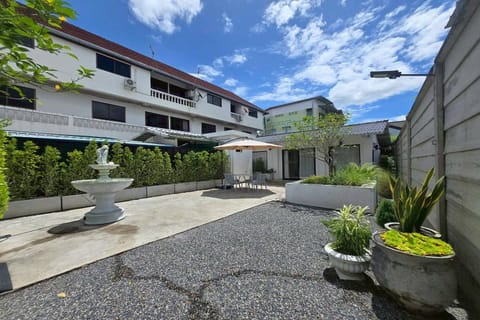 Property building, Garden view