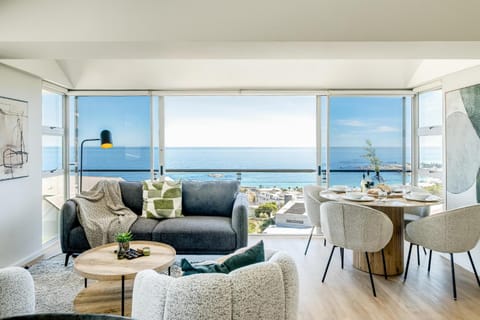 Living room, Seating area, Dining area, Sea view