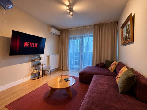 Communal lounge/ TV room, TV and multimedia, Living room, Seating area, Evening entertainment, fireplace, air conditioner