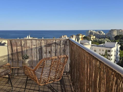 View (from property/room), Balcony/Terrace, Sea view