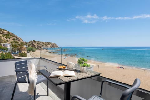 Natural landscape, Dining area, Beach, Mountain view, Sea view