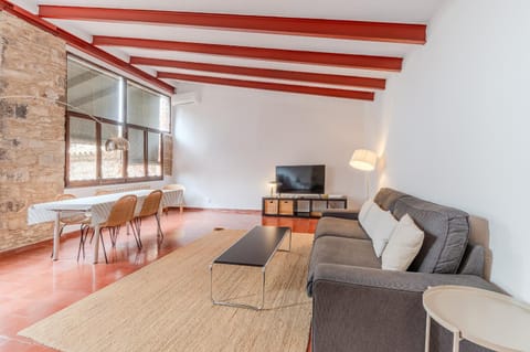 Property building, Living room, Dining area