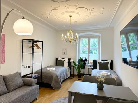 Living room, Bedroom