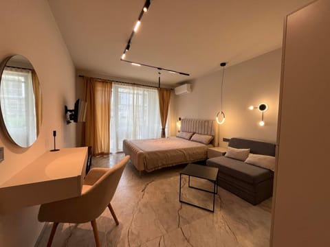 Bed, Living room, Photo of the whole room, Bedroom