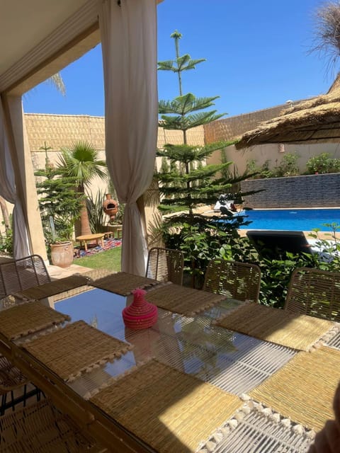 Patio, Day, View (from property/room), Dining area, Pool view, Swimming pool