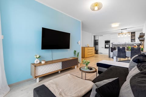 TV and multimedia, Kitchen or kitchenette, Living room, Seating area, Evening entertainment