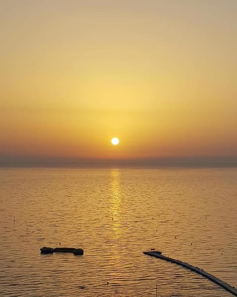 Sea view, Sunrise, Sunset