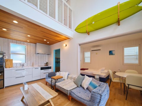 Living room, Bedroom, kitchen